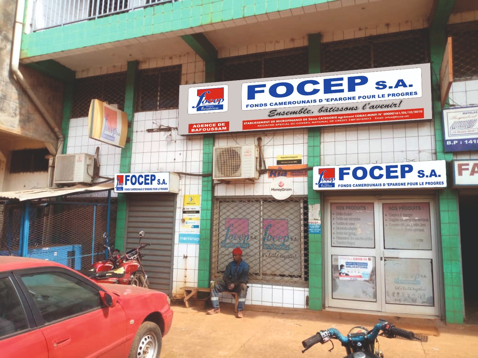 Agence du FOCEP S.A la meilleure microfinance au Cameroun a Yaounde, Douala et Bafoussam